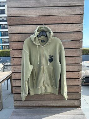 Stussy 8 Ball Zip-Up Hoodie | Size M